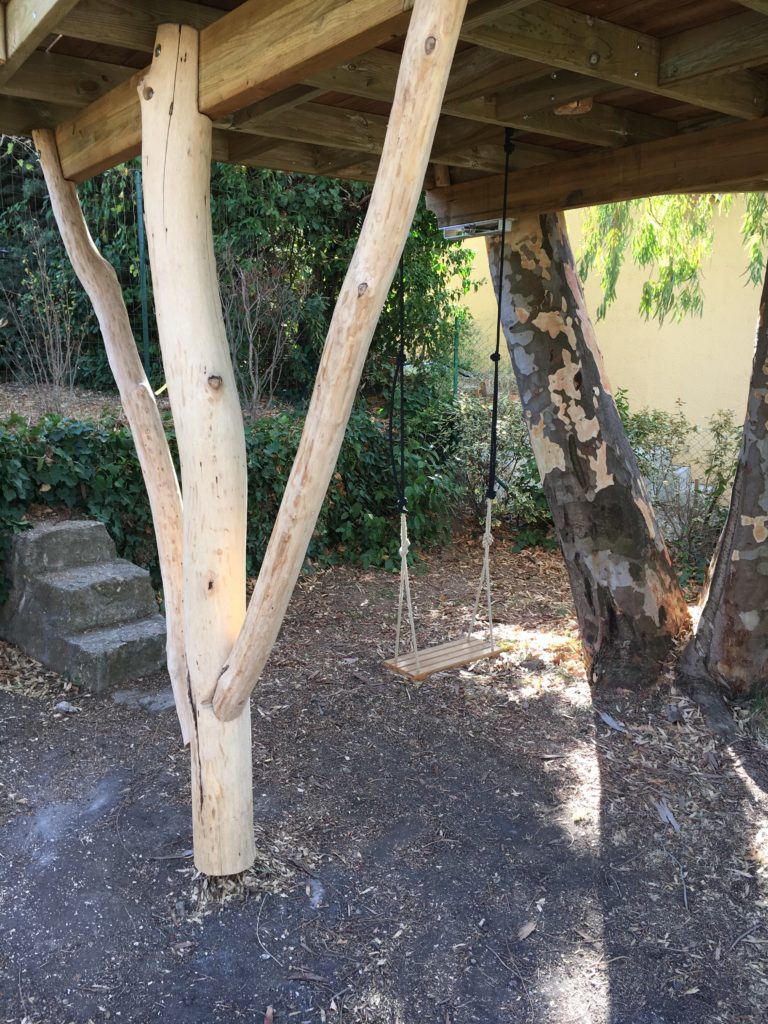 Terrasse sur pilotis