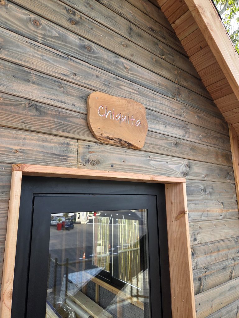 L'entrée de la cabane perchée du César Palace