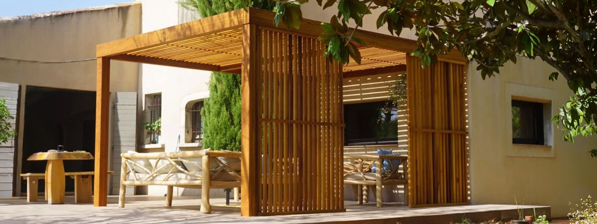 Constructeur de pergolas en bois sur mesûre
